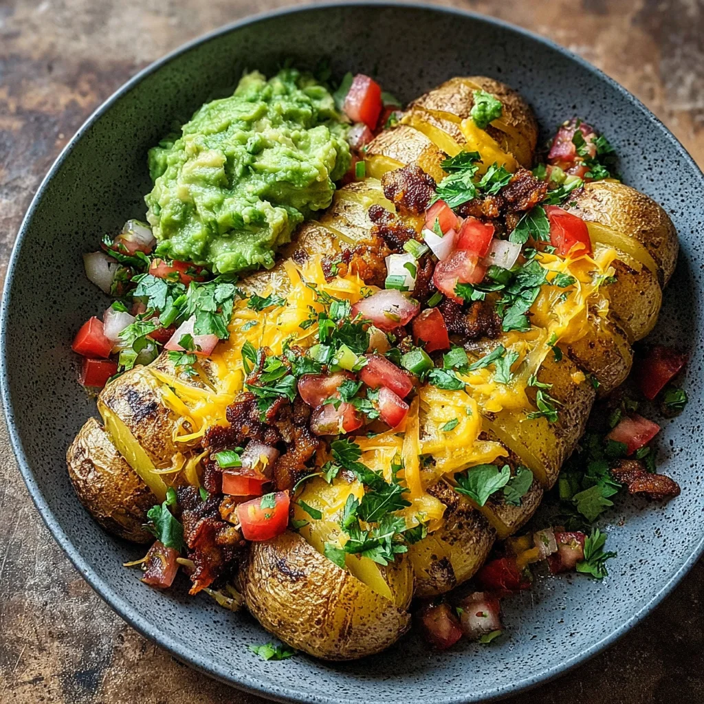 Gefüllte Kartoffel-Taco-Schüssel: Das ultimative Rezept für ein schnelles und leckeres Abendessen!
