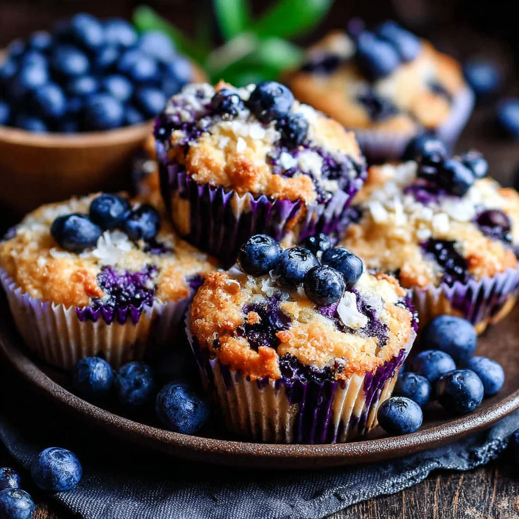 Glutenfreie Blaubeermuffins: Das einfache Rezept für einen gesunden Snack!