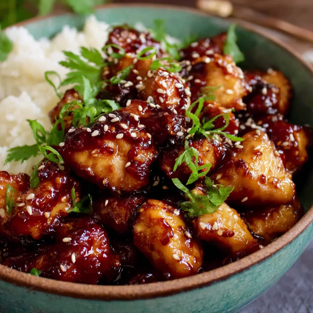 Klebriges koreanisches Gochujang-Huhn: Das Rezept für ein Geschmackserlebnis der Extraklasse!