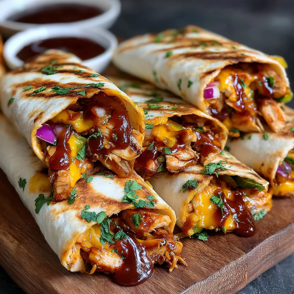 Köstliche Honig-BBQ-Hähnchen-Wraps: Einfaches Rezept für den perfekten Genuss!