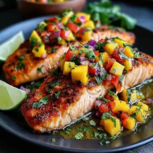 Lachs mit Mangosalsa: Das einfache Rezept für ein geschmackliches Highlight!