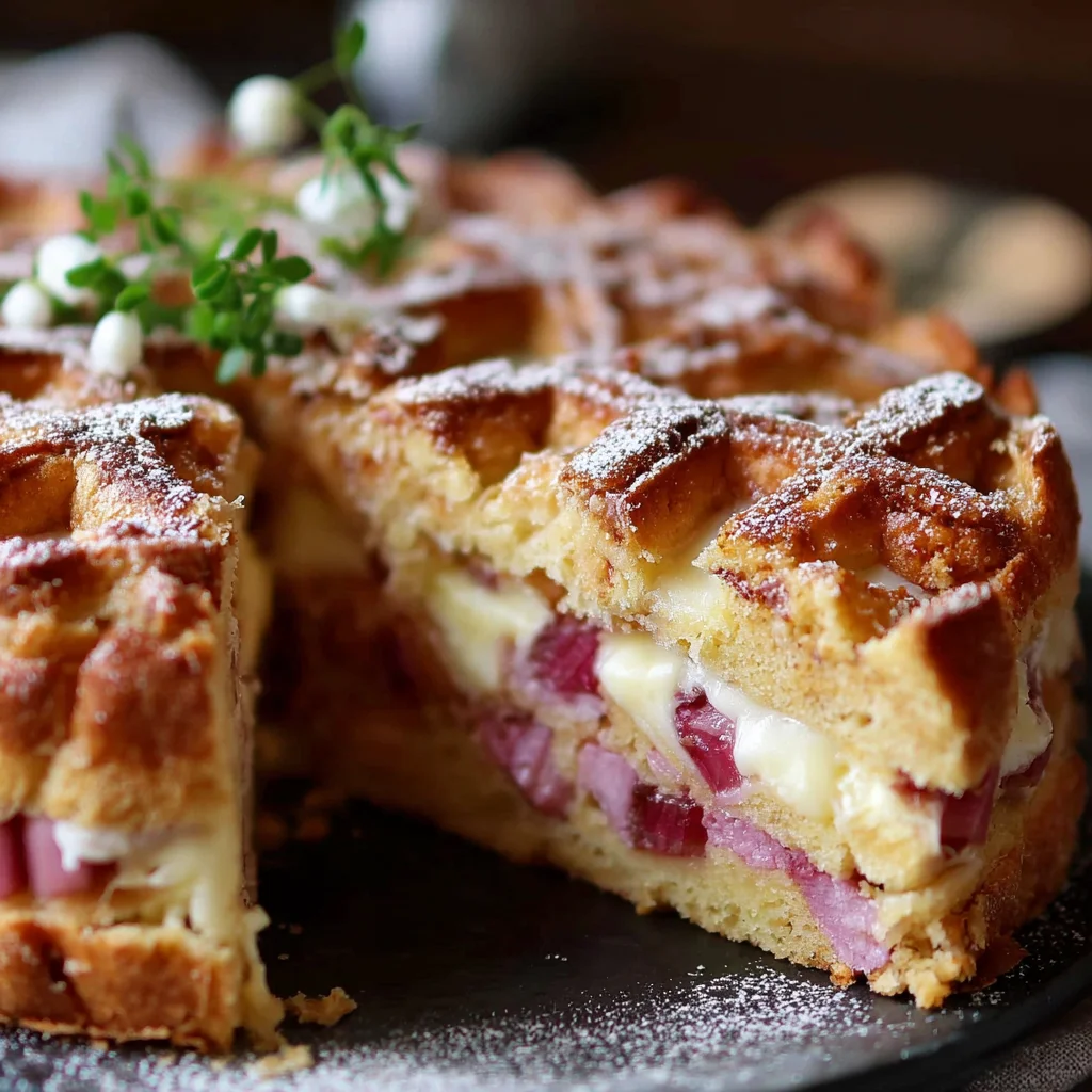Saftiger Rhabarber-Sandwichkuchen: Das perfekte Rezept für fruchtigen Genuss!
