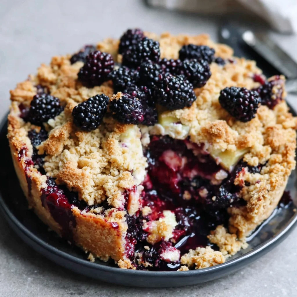Unwiderstehlicher Rhabarber-Brombeer-Crumble: Das perfekte Rezept für fruchtigen Genuss!