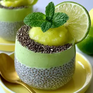 Erfrischender Schlüssel-Limetten-Chia-Samen-Pudding: Das gesunde Rezept für deinen Genuss!