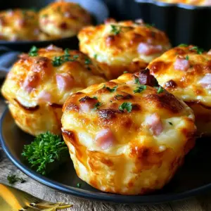 Herzhafte Muffins mit Putenschinken und Käse: Das einfache Rezept für deinen perfekten Snack!