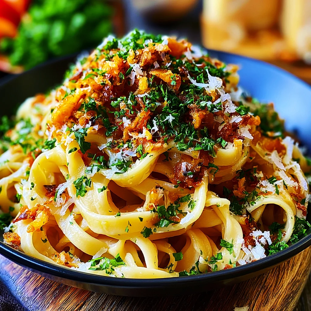 Köstliche Knoblauch-Parmesan-Nudeln: Schnelles Rezept für Pasta-Liebhaber!