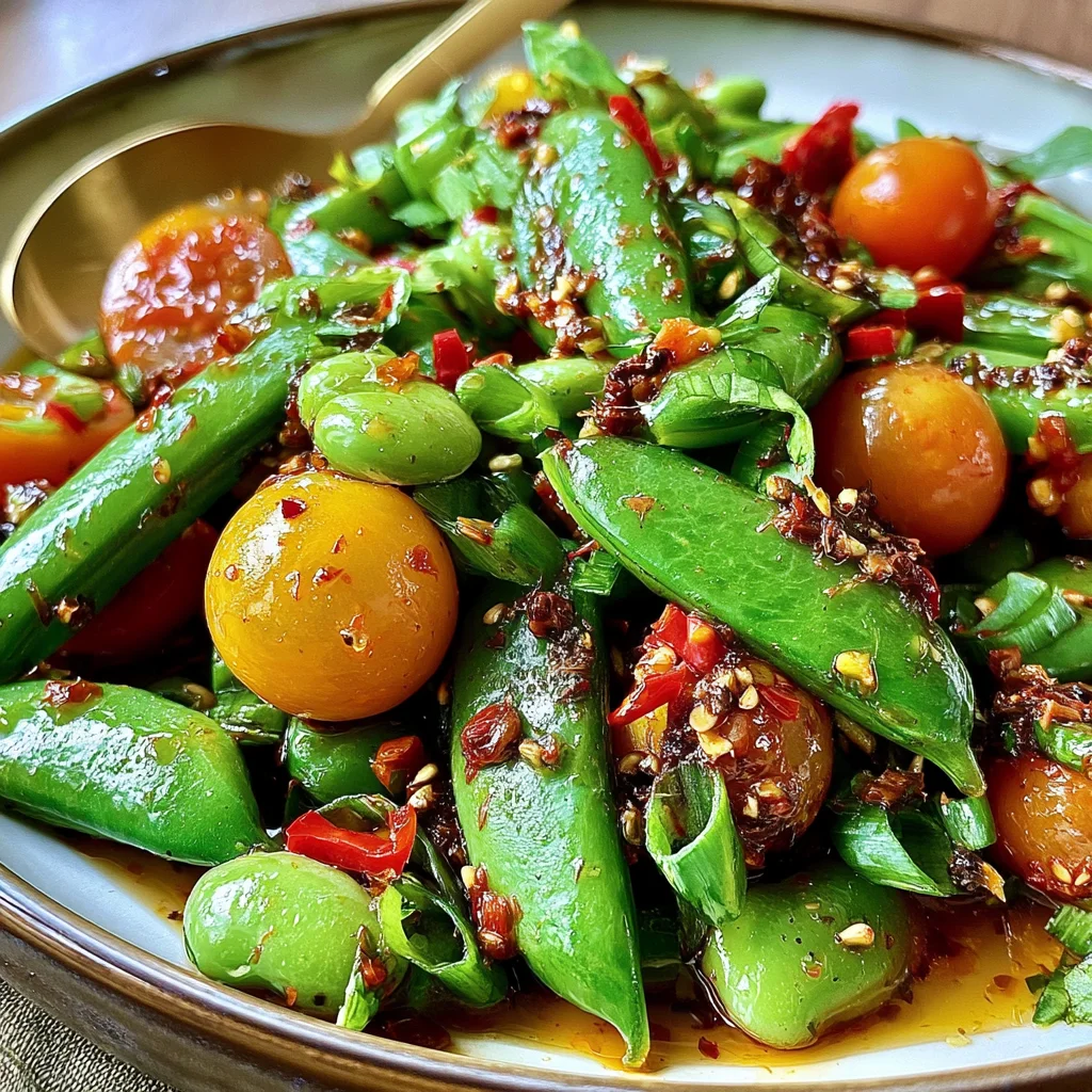 Köstlicher Chili-Knuspersalat mit Zuckerschoten: Das einfache Rezept für den Sommer!
