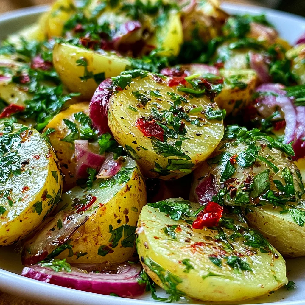 Kräuter-Röstkartoffelsalat: Das einfache Rezept für ein Geschmackserlebnis!