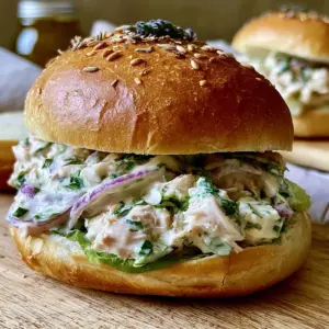 Lavendel-Hühnchen-Salat-Sandwich: Das köstliche Rezept für eine blumige Geschmacksexplosion!