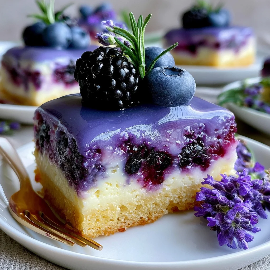 Mini Lavendel-Heidelbeer-Kuchen: Das einfache Rezept für ein blumiges Geschmackserlebnis!
