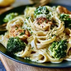 Cremige Hähnchen-Brokkoli-Alfredo Pasta: Schnelles Rezept für den perfekten Genuss!