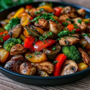 Gesunde Low-Carb Gemüsepfanne mit Geflügel: Schnelles Rezept für jeden Tag