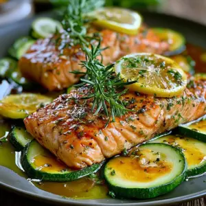 Gesunder Genuss: Gebratener Lachs mit Zucchini Rezept für ein schnelles Abendessen