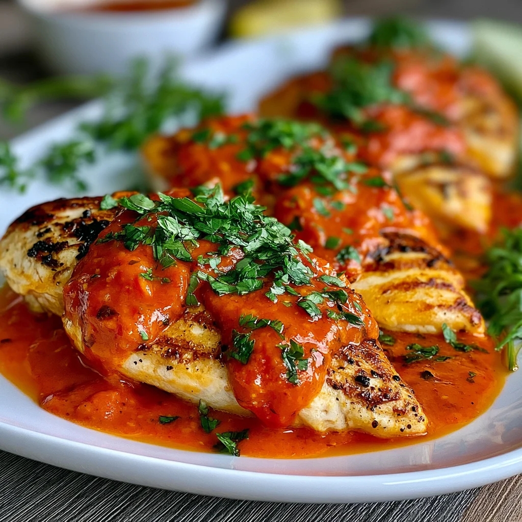 Hähnchenfilets mit Ajvar-Schmandsauce: Schnelles Rezept für ein Geschmackserlebnis!
