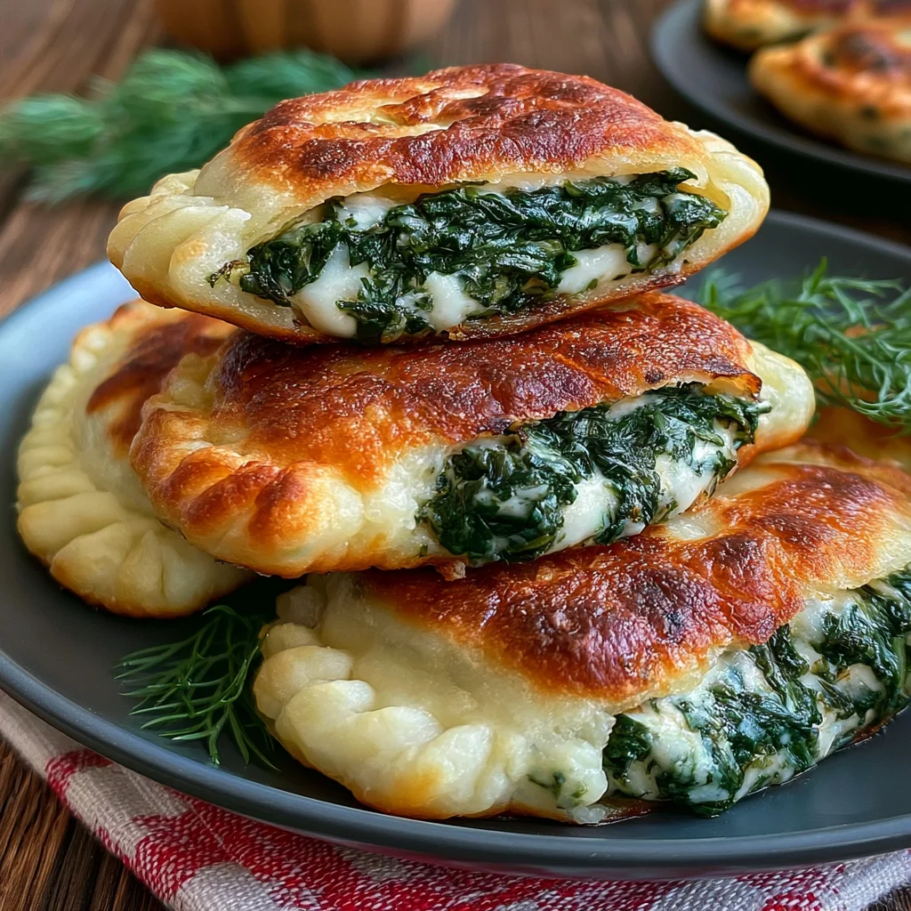 Köstliche Kartoffeltaschen mit Spinat-Frischkäse-Rezept für jeden Anlass!