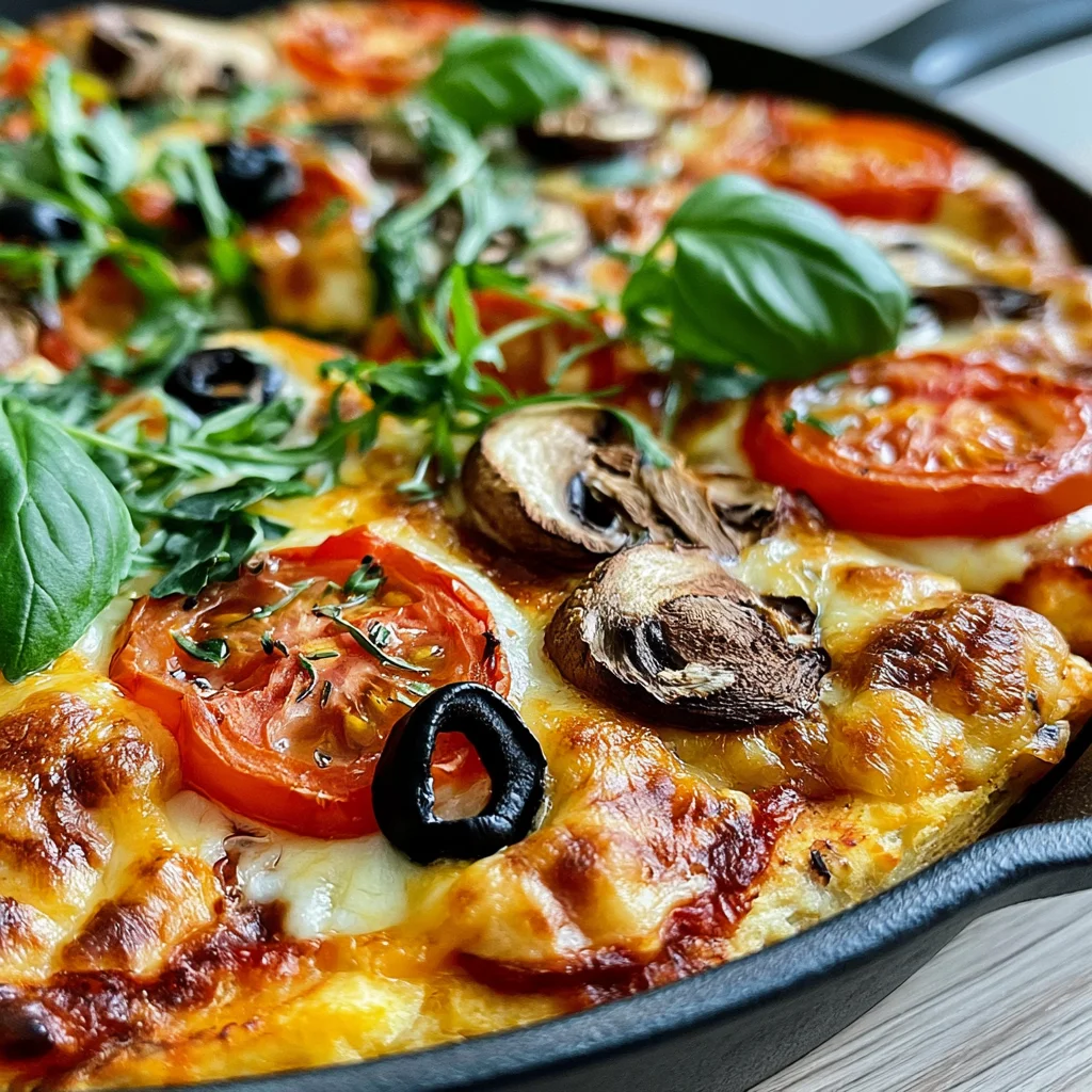 Köstliche Low Carb Schüttelpizza: Das einfache Rezept für gesunden Genuss!