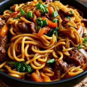Mongolisches Rindfleisch Chow Mein: Schnelles Rezept für ein aromatisches Geschmackserlebnis!