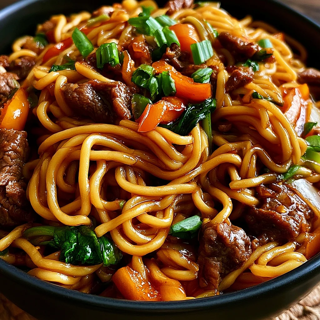 Mongolisches Rindfleisch Chow Mein: Schnelles Rezept für ein aromatisches Geschmackserlebnis!