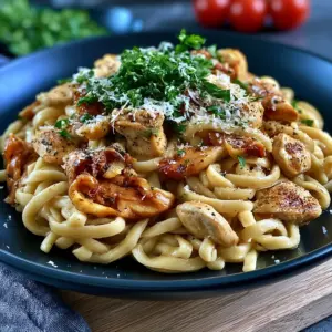 Schnelles Rezept für cremige Pasta mit Hähnchen – ein Genuss für die ganze Familie!